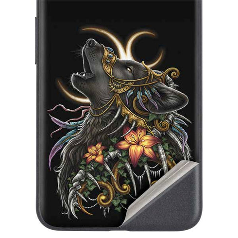 Wolf Howling by Sarah Richter Google Pixel 4a 5G Skin